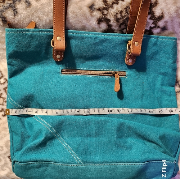 Eight day bag, jean fabric - Picture 2 of 9